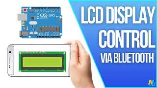 BLUETOOTH CONTROLLED LED WITH LCD DISPLAY USING ARDUINO NANO